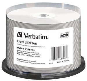 Verbatim Datalifeplus 4,7GB Dvd-r 50 Pieces