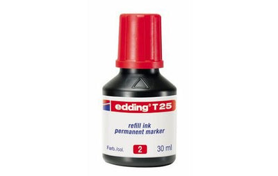 Edding Frasco Ink T25 Marker Permanente 30ML Red — image 1
