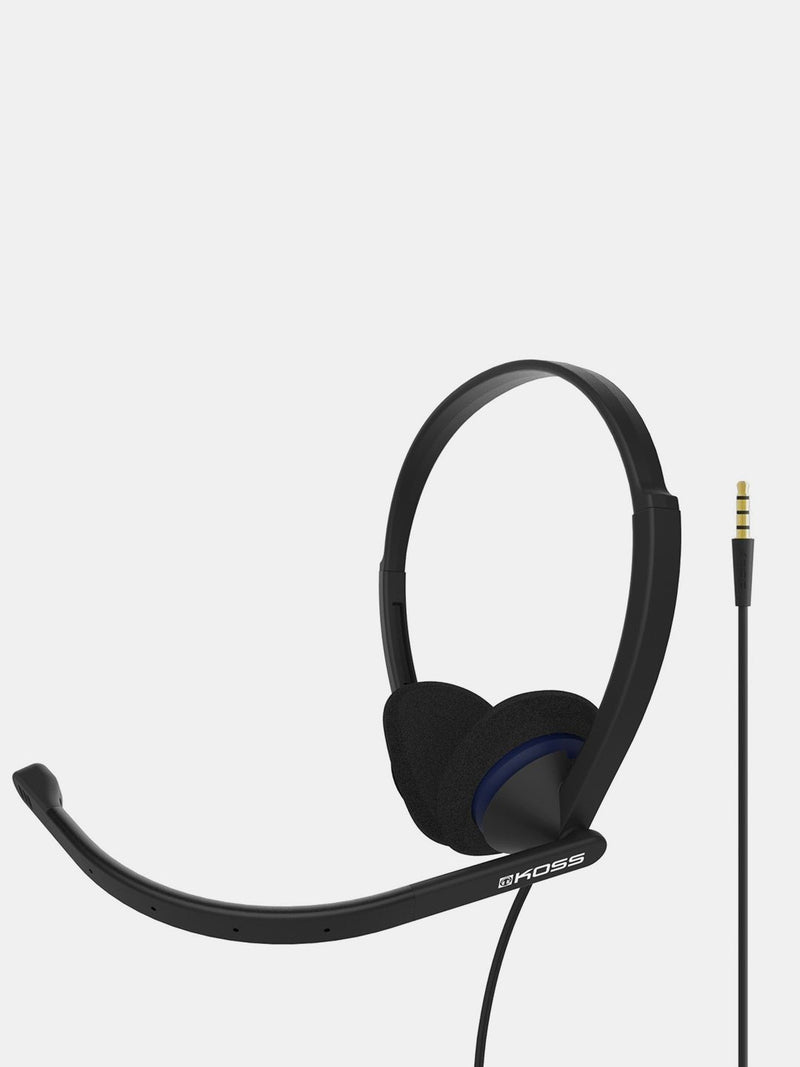 Koss Auriculares CS200I Supraaurales, Micrófono 3,5MM, Negro