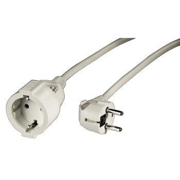 Hama Cable Extension Schucko 3M White