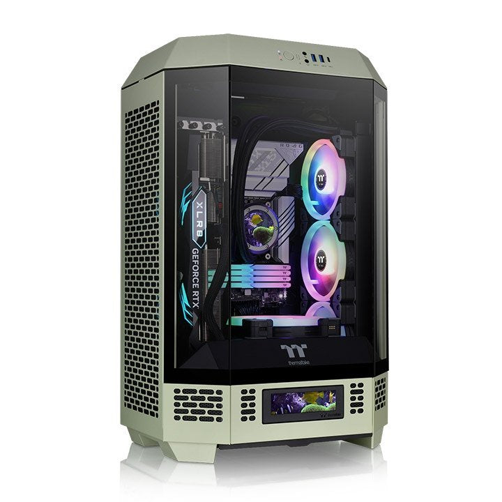 Thermaltake PC Case CA-1Y4-00SEWN-00 Green Claro