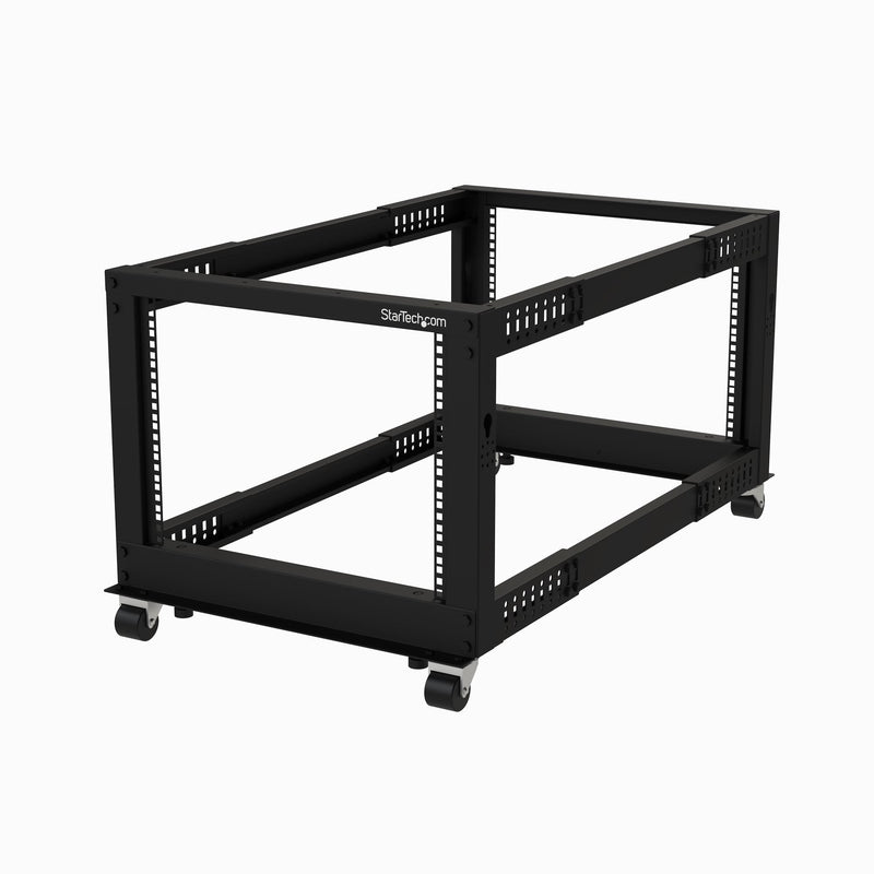 StarTech.com Rack Frame Abierto 8U - 4 Columnas - With Depth Adjustable