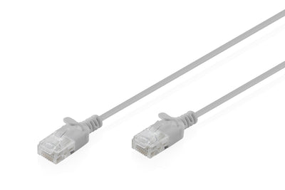 CAT.6 U-UTP Slim Network Cable, 1,5M, Grey — image 1