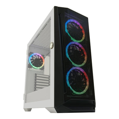 PC Case Lc-power Gaming 805BW HOLO-1_X RGB Black/White Retail — image 1