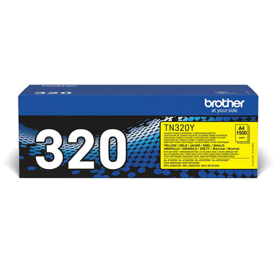 Brother Genuine Toner TN320Y Yellow TN-320Y — image 1