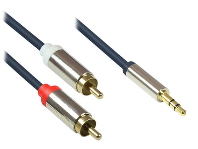 Good Connections Cable Audio 3-POL. 3.5MM-ST.-2XRCA St 0,5M — image 1