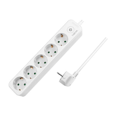 Logilink LPS246 Base Múltiple 1,5M 5 Salidas AC Indoor White — image 1