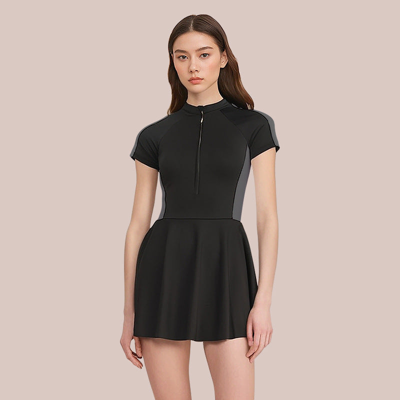 Modest One Piece Swimsuit Womens One Piece Dress