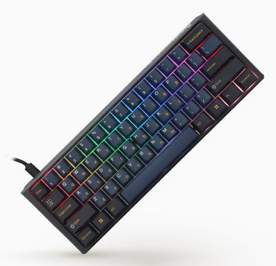 Ducky Keyboard Mecánico One 3 Pro Nazca Line 60% RGB 8K Poll