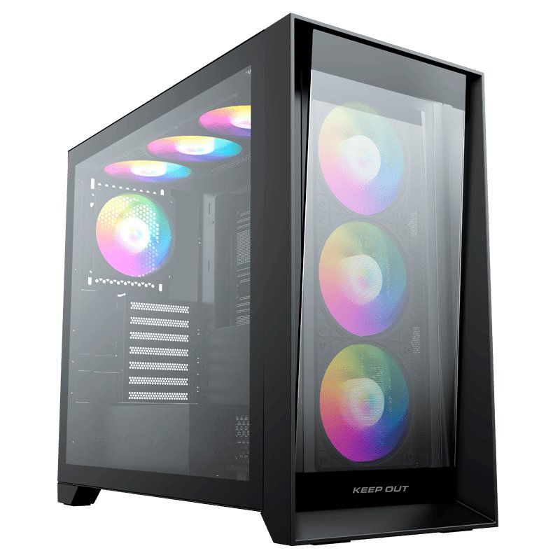 Box Tower ATX XC-911PROXL + Master ARGB + Type-c Keepout Bahías Int.: 3X3'5/2'5/ 2x USB 3.0, 1x USB-C/ Audio I