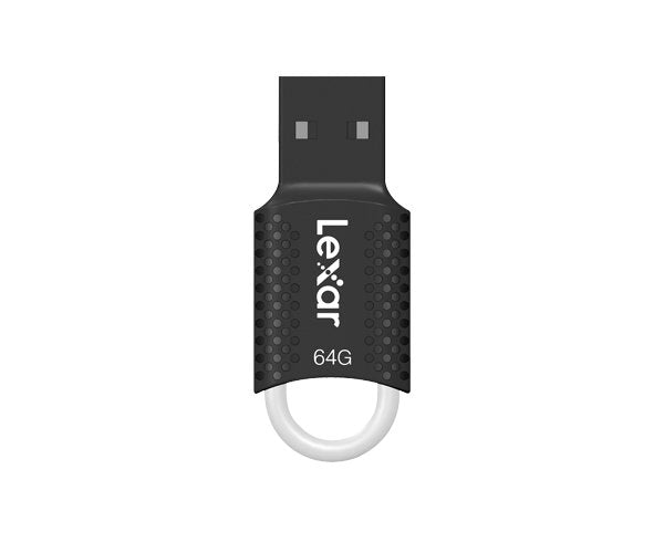 Lexar USB Flash Drive Jumpdrive V40 Unit 64GB USB Type a 2.0 Black