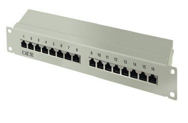 Patch Panel CAT.5E 48,26CM (19 ) 16 Ports — image 1