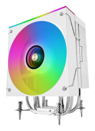 Mars Gaming Refrigeración CPU A-rgb Mcpu-lcd White Mars Gaming LCD / 120MM ARGB / 6 Heatpipes / Tdp 300W / Int — image 1