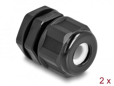 Delock Ex Prensaestopas M16 Black 2 Pieces — image 1