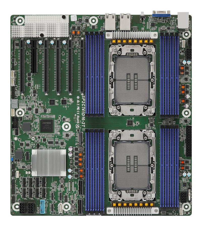 Asrock SP2C741D16-2T Motherboard Lga 4677 Socket e) Eeb