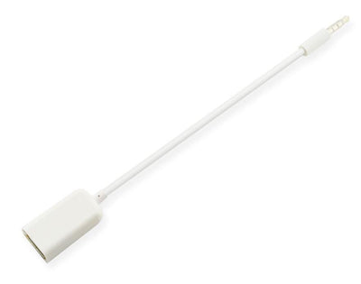 Microconnect Audusbfw Cable Audio 0,2M 3,5MM USB Type a White — image 1