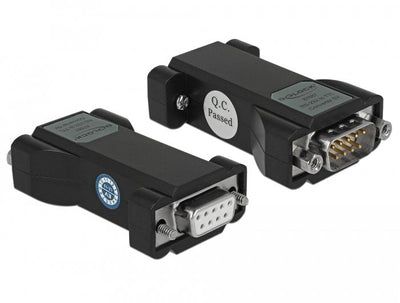 Delock 87687 Convertidor 1 X Serial RS-232 DB9 Female a 1 X Serial Ttl / Cmos 5V DB9 Male With Protection Esd  — image 1