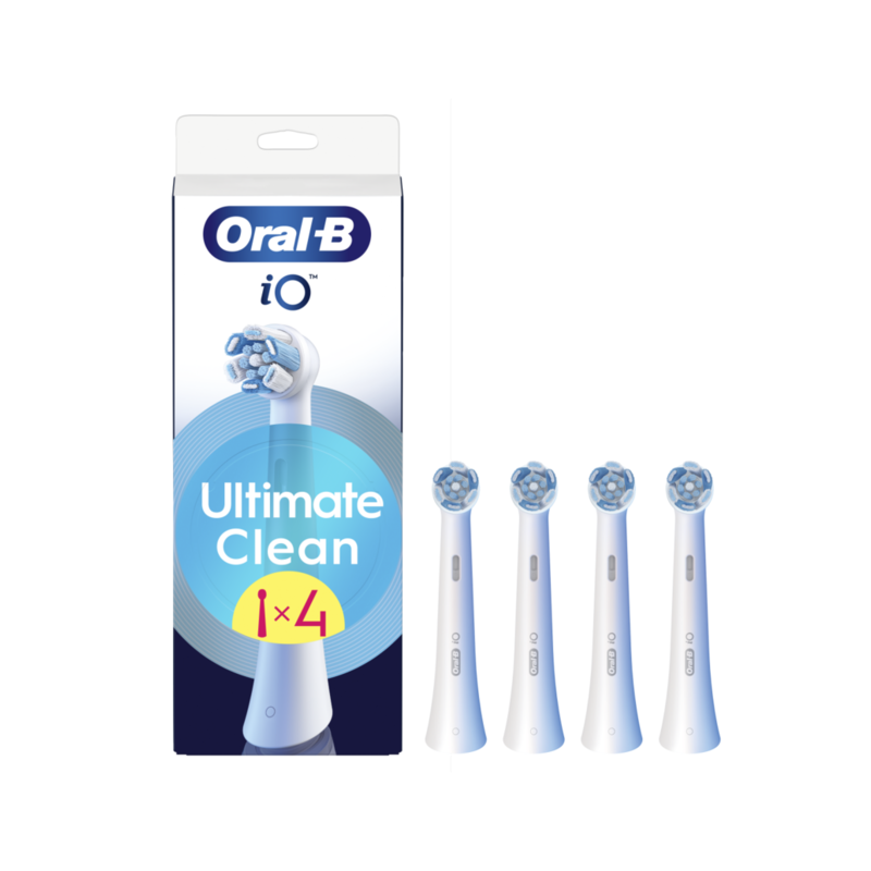 Heads Brush Teeth Reemplazables Oral-b Io Ultimateclean, Paquete 4, White