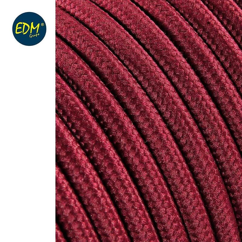 Cable Cordon Tubulaire 2X0,75MM C08 Burdeos 5M