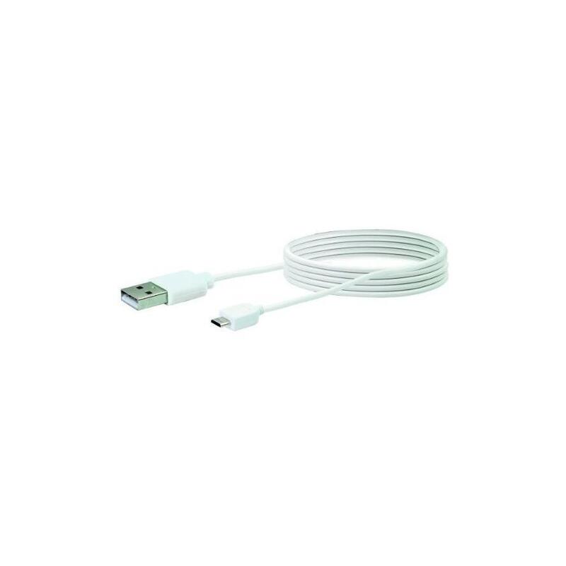Schwaiger USB Cable 2.0 a - Micro B 2.0M White
