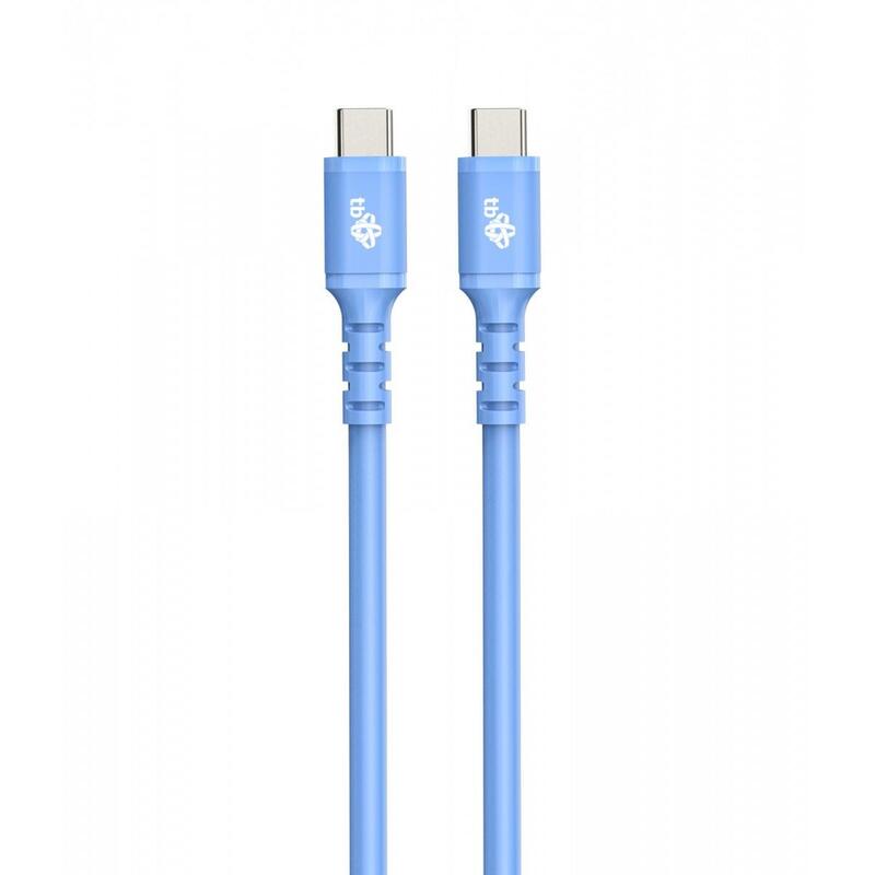 USB Cable C - USB C 1M Silicone Blue