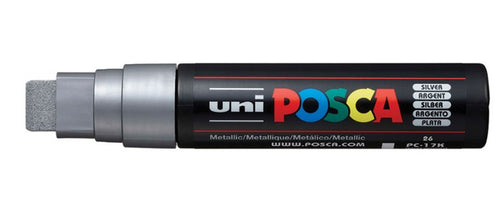 Posca Marcador PC-17K No Permanente Punta Biselada 15MM Silver — image 1