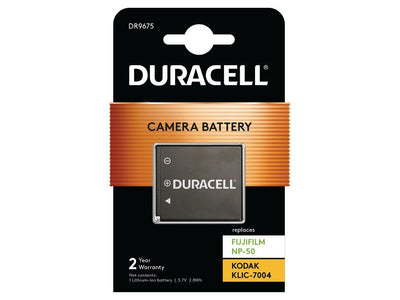 Duracell Digital Camera Battery 3.7V 770MAH Replacement Pentax D-LI68, Fuji NP-50 DR9675 — image 1