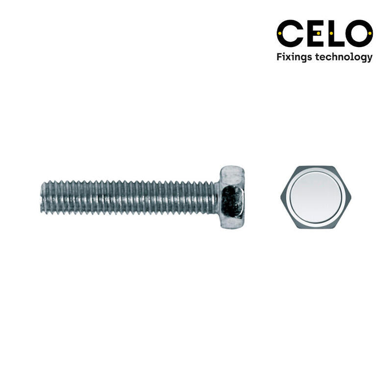 Celo Caja 250 Unid. Tornillo Metrica Hexagonal Din/Ref 933 Ø5X20MM Zincado