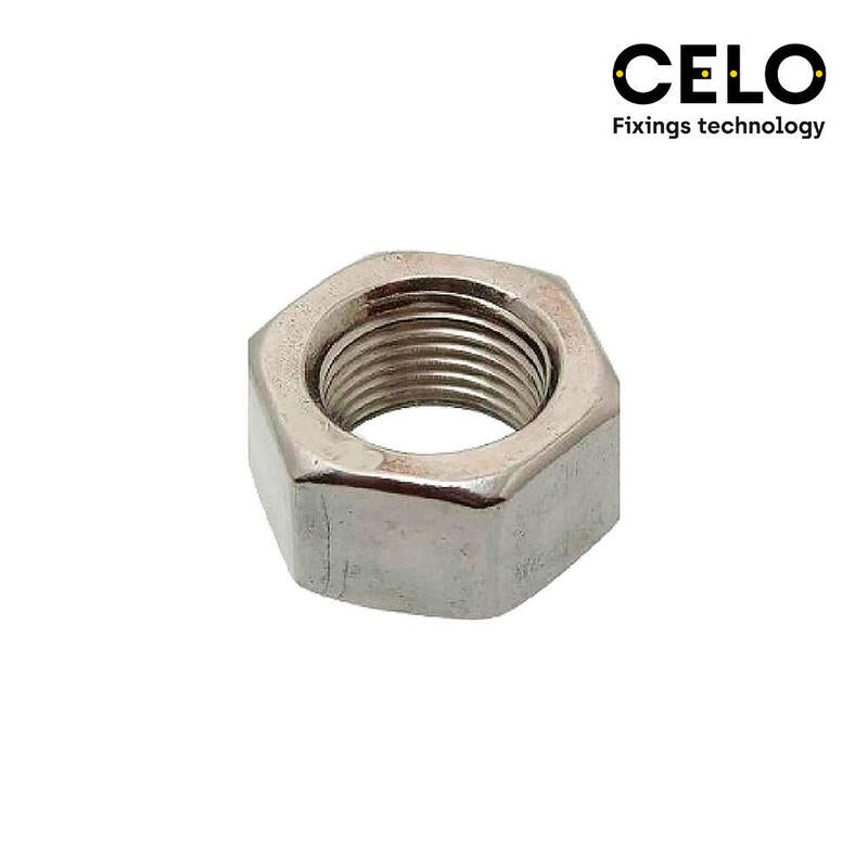 Celo Box 250 Unid. Nut Hexagonal Din/Ref 934 Ø10MM Zincado
