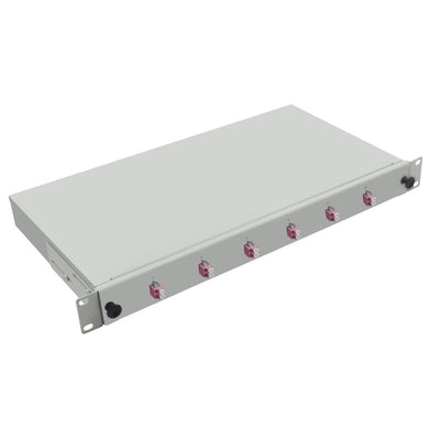 Helos Box Of Conexiones Fo 19 With 6 Adaptadores Lc Dúplex OM4, Grey — image 1