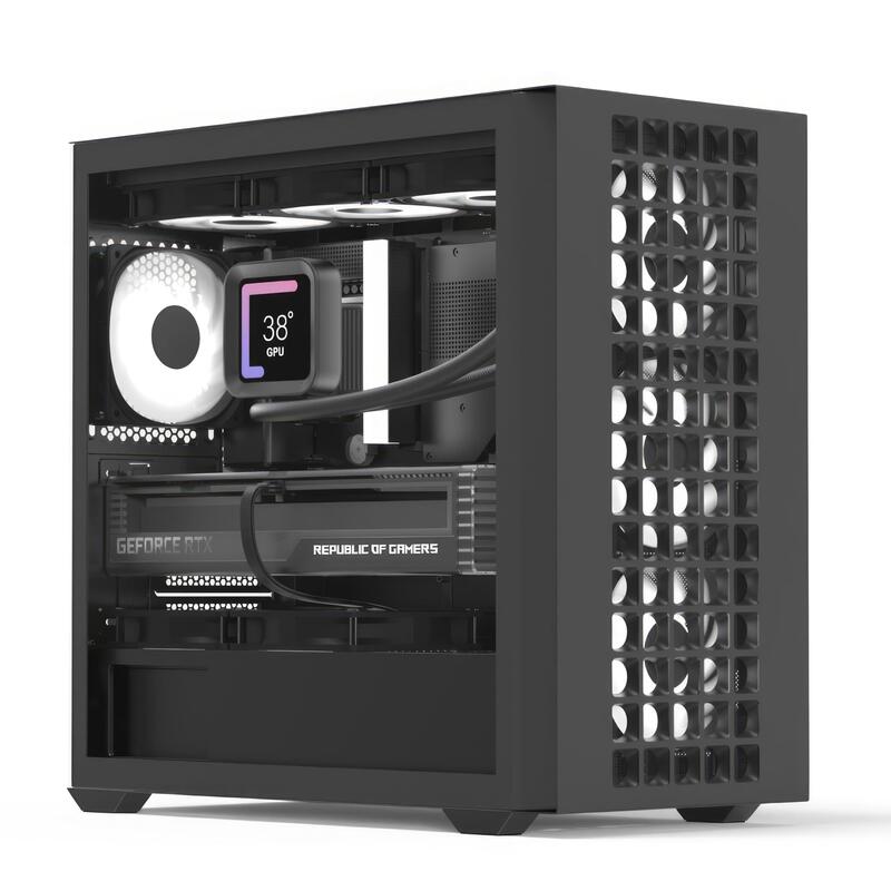 Aerocool PC Case Geh Mini D302A-G-BK-V1 B Mesh Micro-atx