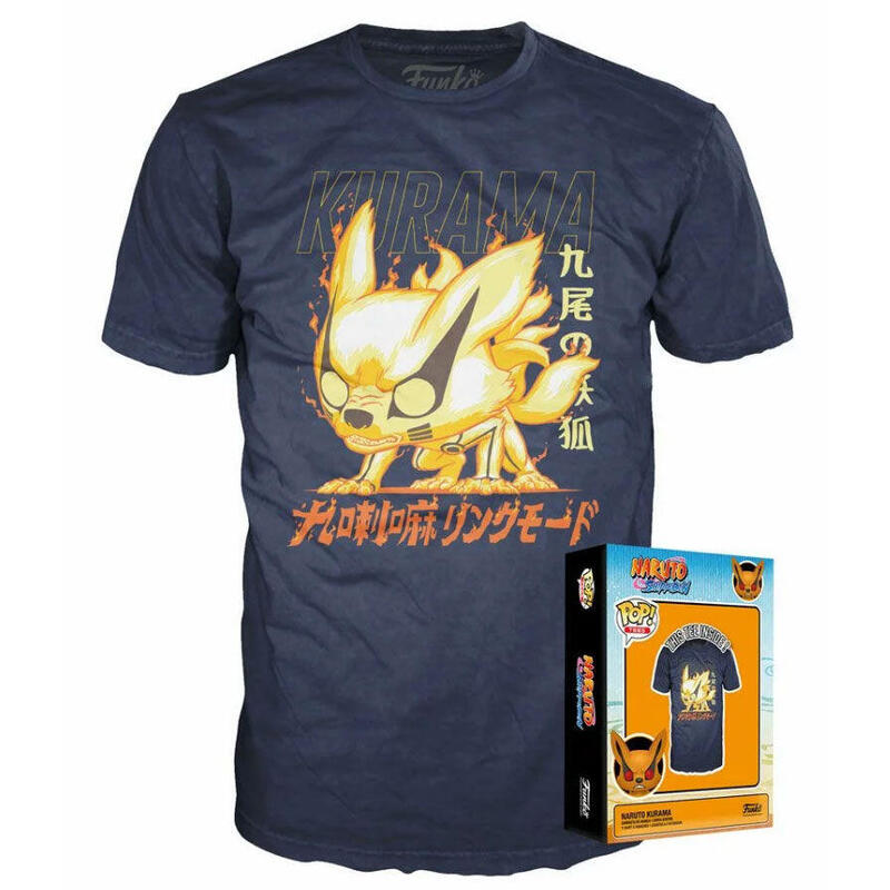 T-shirt Kurama Naruto Shippuden Size L