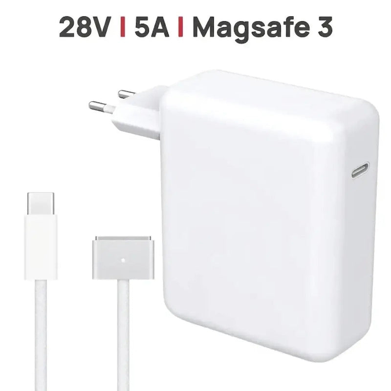 Charger Mac Book Air Pro - M5 M4 M3 M2 M1 (2026 2025 2024 2023 2022 2021) 140W Magsafe 3 Cable Trenzado USB-C