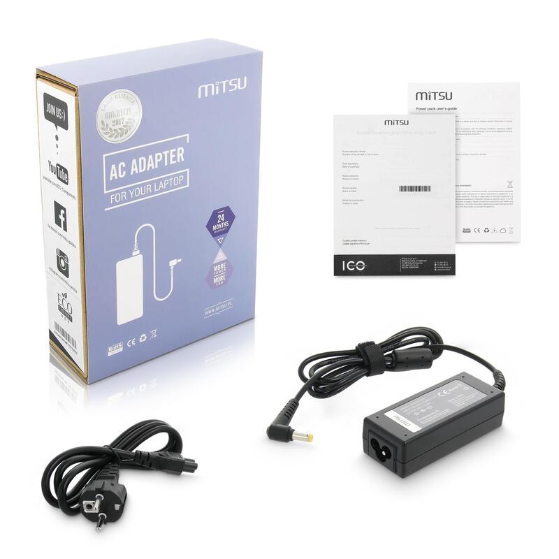 Mitsu Charger 19V 2.37A (5.5X1.7) - Acer