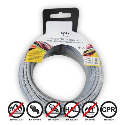 Film Roll Cablecillo Flexible 1,5MM Grey Libre Halógenos 25M — image 1