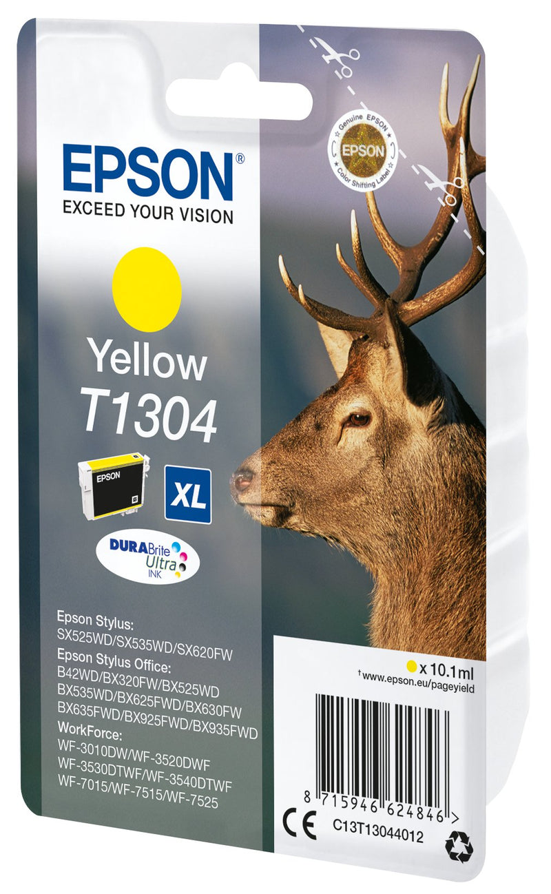 Epson Genuine Ink T1304 XL High Capacity Yellow