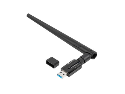 Lanberg Adapter Network USB Wi-Fi 1200MB/S Dual Band With Antenna — image 1