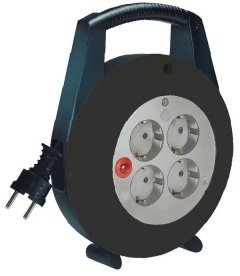 Brennenstuhl Drum Cable Vario Line 4VÍAS 5M Black / Claro