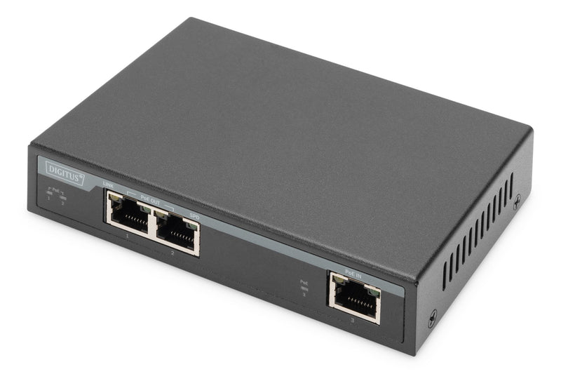 Digitus 2 Port Gigabit 4PPOE Extender, 802.3AT, 60W