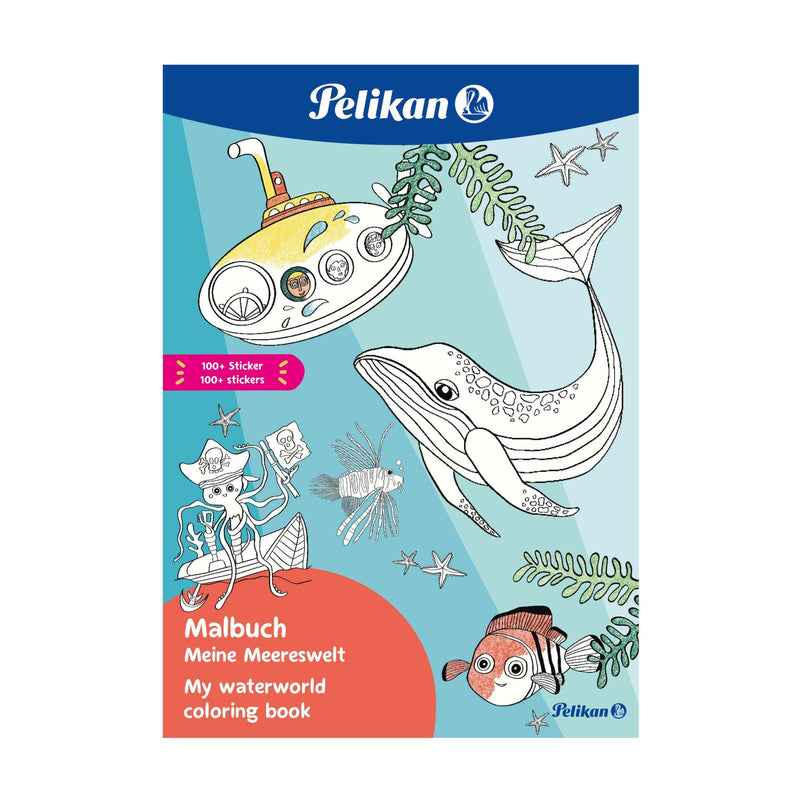 Pelikan 102018 Book Colorear, Mundo Marino