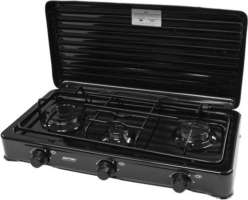 Mpm SMILE-KN-03/1KB Hob Black 60CM Board Gas 3 Zona(s)
