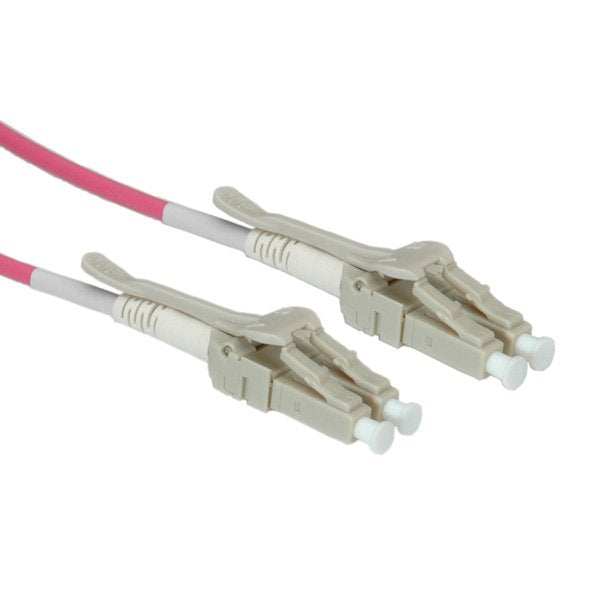Roline Lwl-cable 50 125UM OM4 Lc Low-loss-stecker Fr Hohe Dichte Violett 3M
