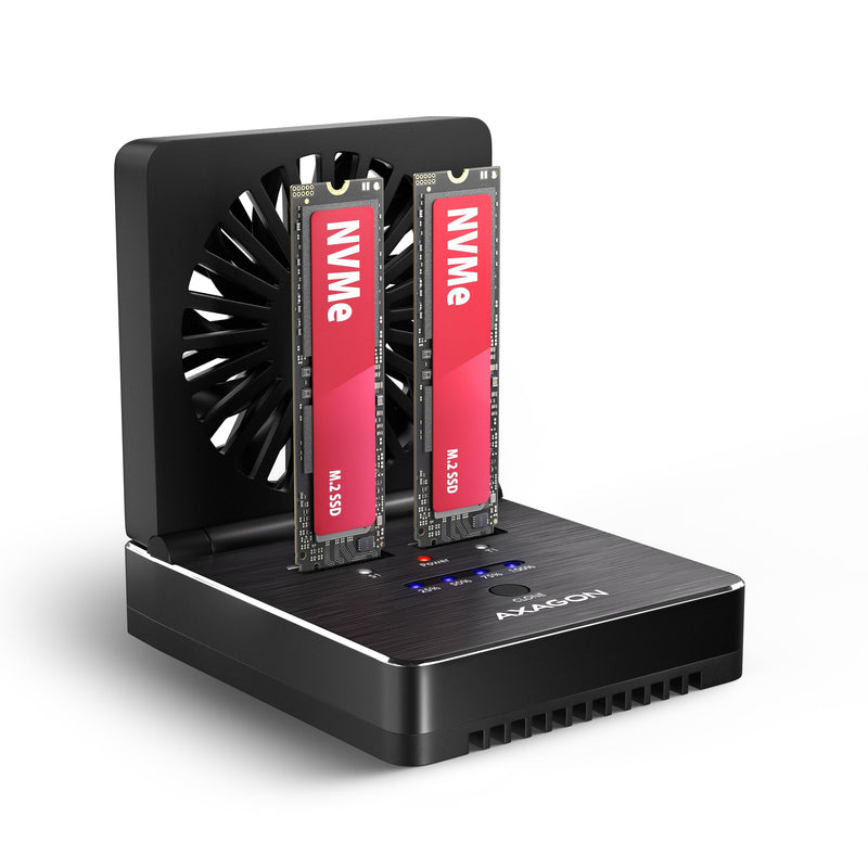 ADSA-M2C22 USB-C 2XNVME/SATA M.2 20Gbps Docking And Cloning Station