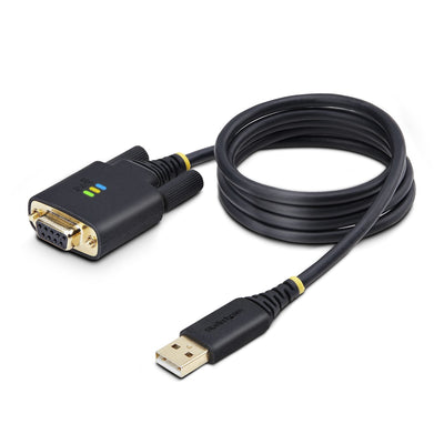 StarTech.com 1P3FFCNB-USB-SERIAL Cable Serie Black 1M USB Type a dB-9 — image 1
