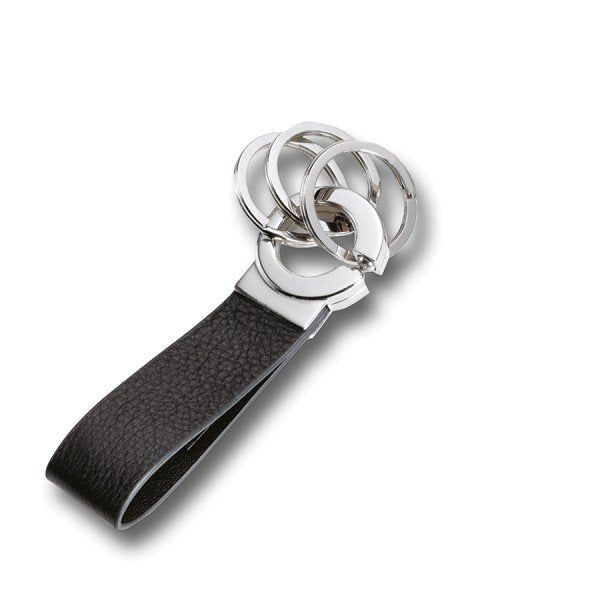 Troika KR8-02/Le Keyring Type Cartera Anilla Keyring Black Silver
