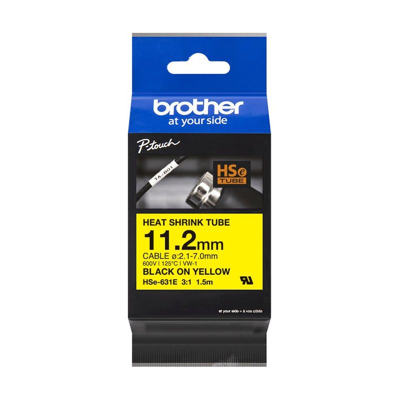 Brother HSE-631E Tape Printer Black
