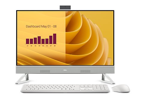 Dell PC Aio EC27250 Core 7-150U 16GB 512GB 27FHD W11P White