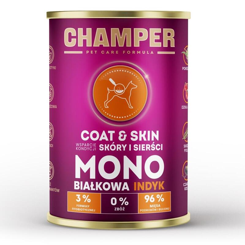 Champer Coat & Skin Salmon - Comida Húmeda Perros - 400G