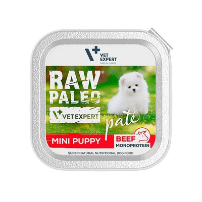 Comida Húmeda Cachorros Raw Paleo Paté Mini Puppy Beef 150G — image 1