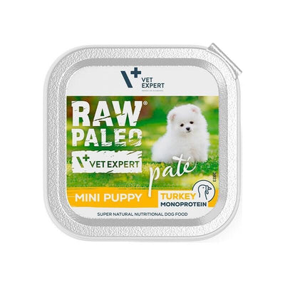 Comida Húmeda Cachorros Raw Paleo Paté Mini Puppy Pavo 150G — image 1